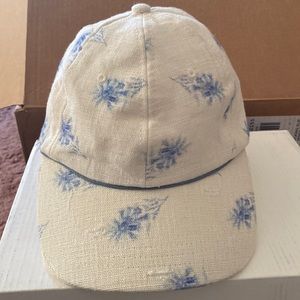 LoveShackFancy blue floral cap